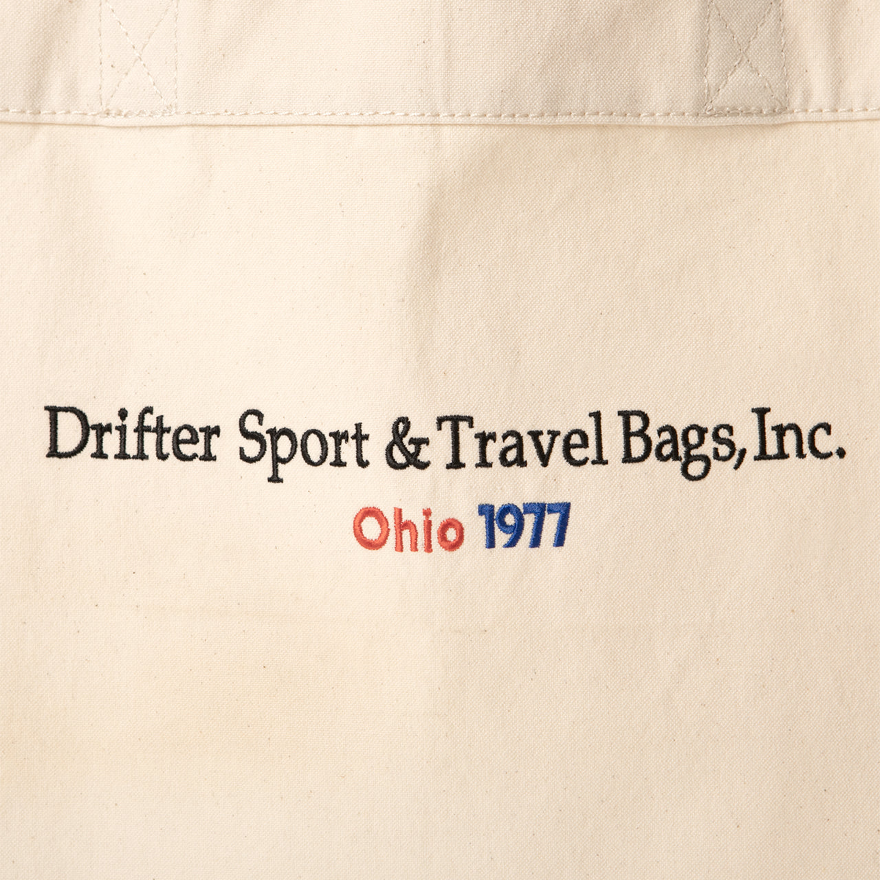 ビッグマーケットトート 刺繍 コットン drifter ドリフター