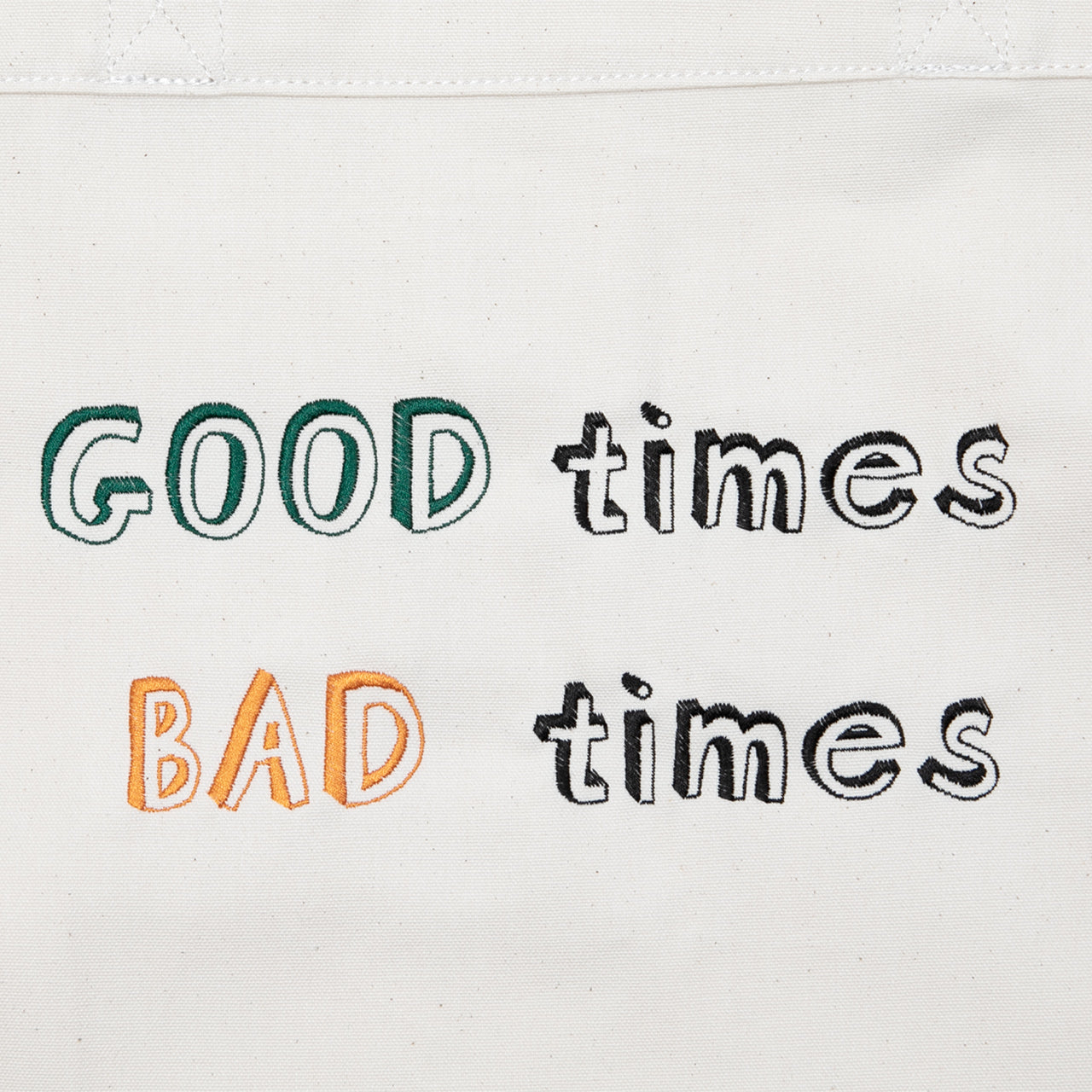 ビッグマーケットトート 刺繍 コットン drifter ドリフター