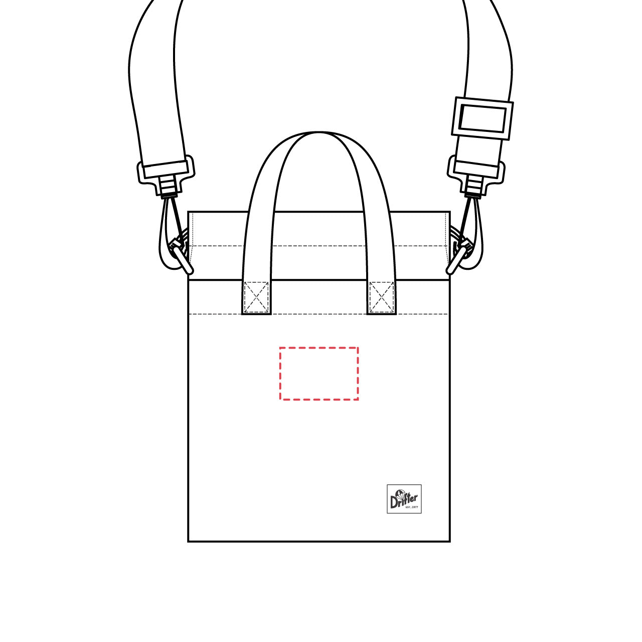 イニシャル 刺繍 刺しゅう ドリフター drifter