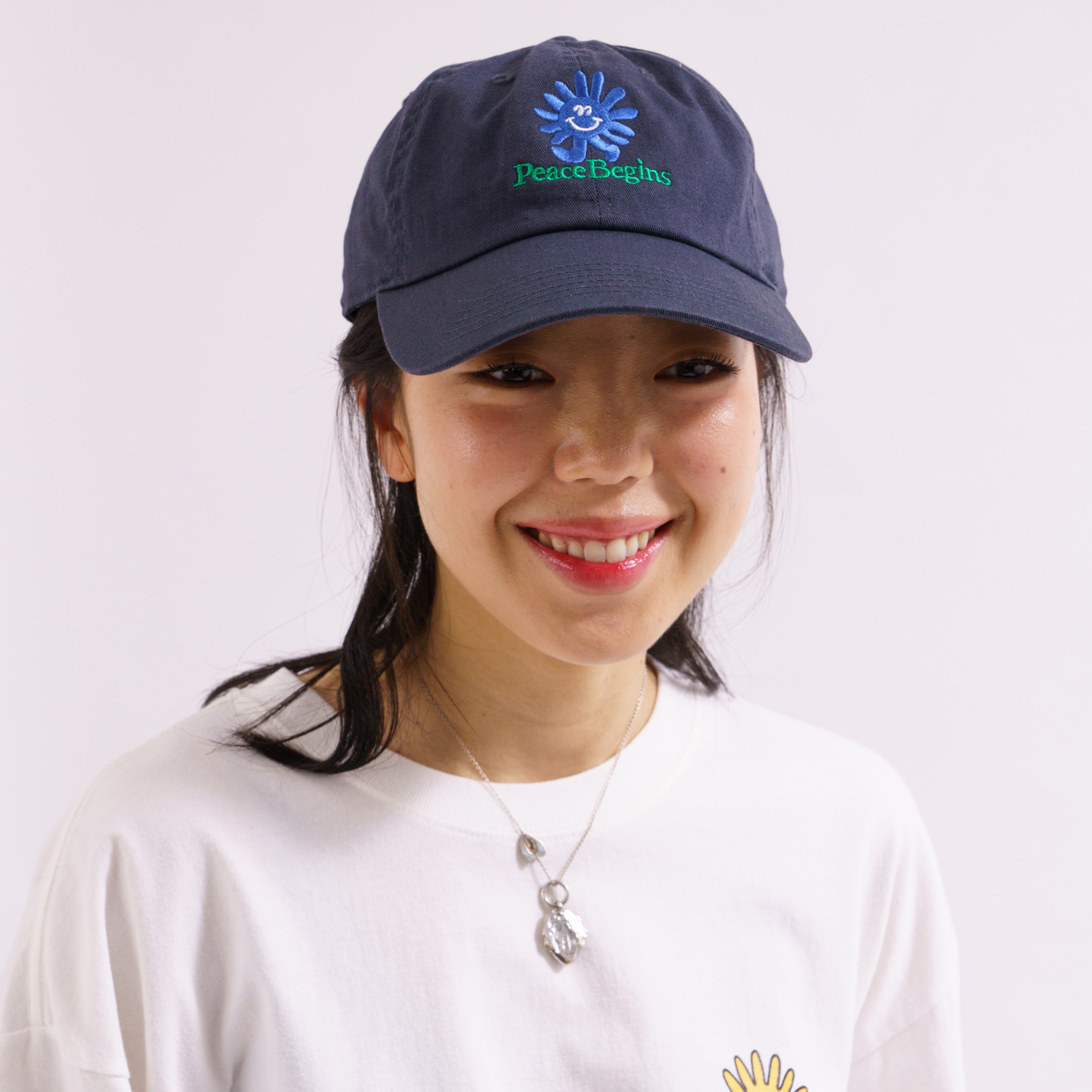PEACE RUN WASHED CAP (SLATE) / ピースランウォッシュドキャップ (スレート)