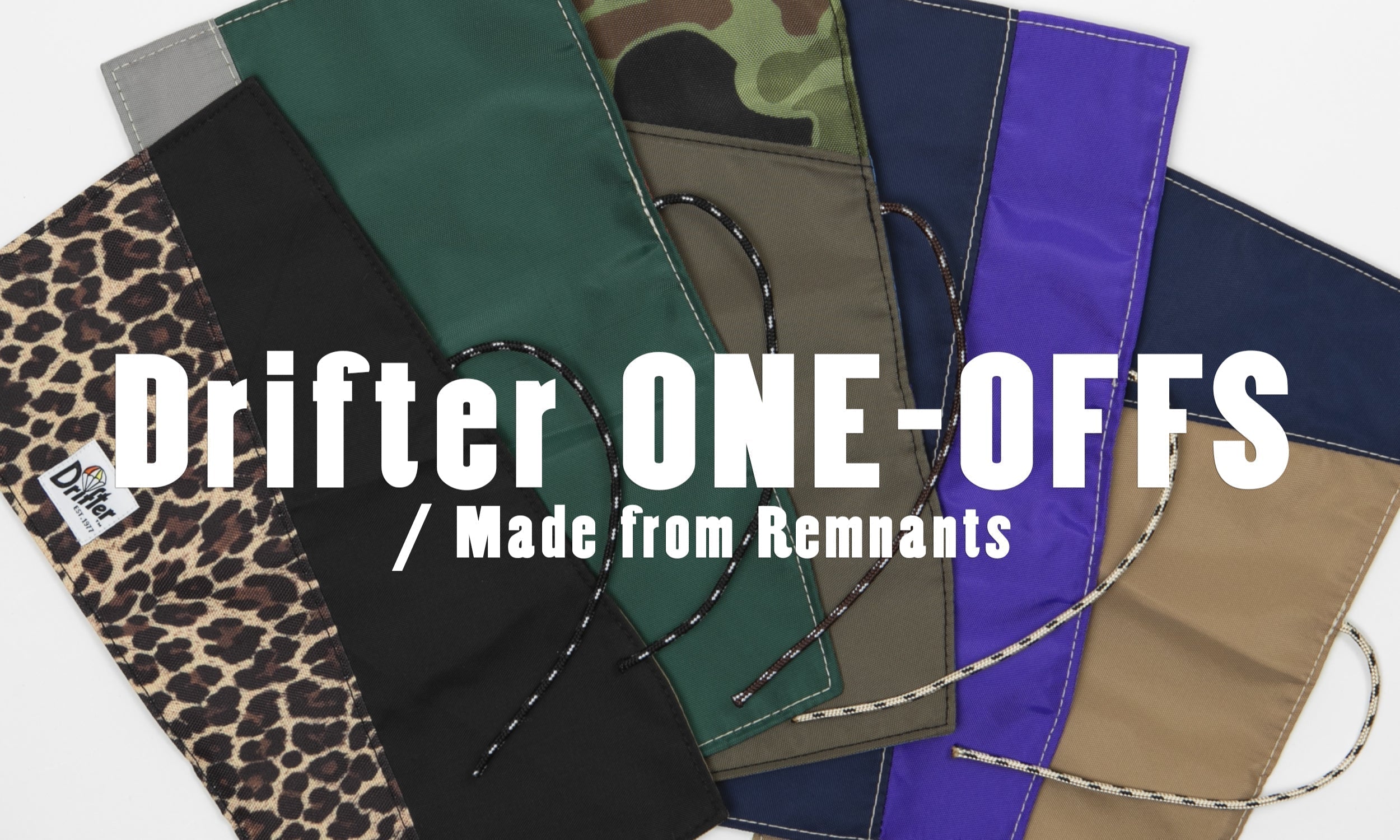 Drifter公式オンラインストア限定企画『Drifter ONE-OFFS / Made from Remnants』追加販売開始のお知らせ