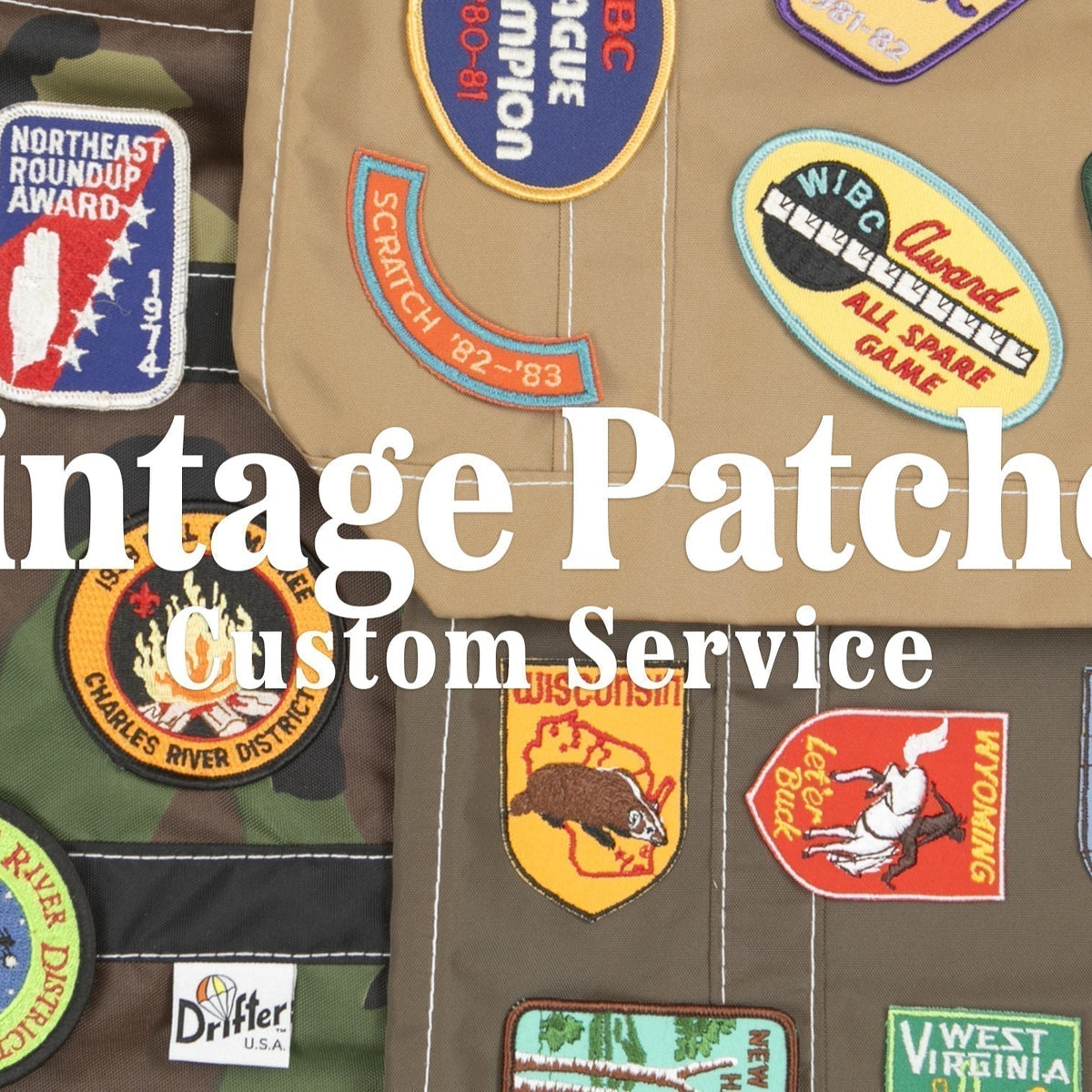 Vintage Patches Custom Service』ヴィンテージワッペン追加販売の 