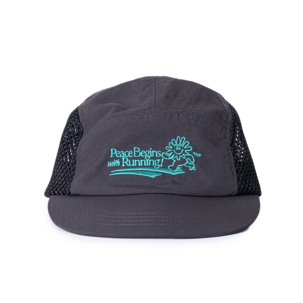 PEACE RUNNERS CAP (BLACK) / ピースランナーズキャップ (ブラック)