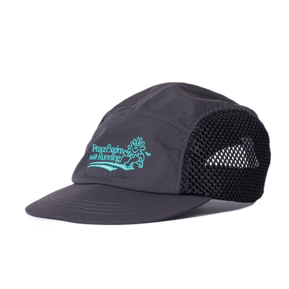 PEACE RUNNERS CAP (BLACK) / ピースランナーズキャップ (ブラック)
