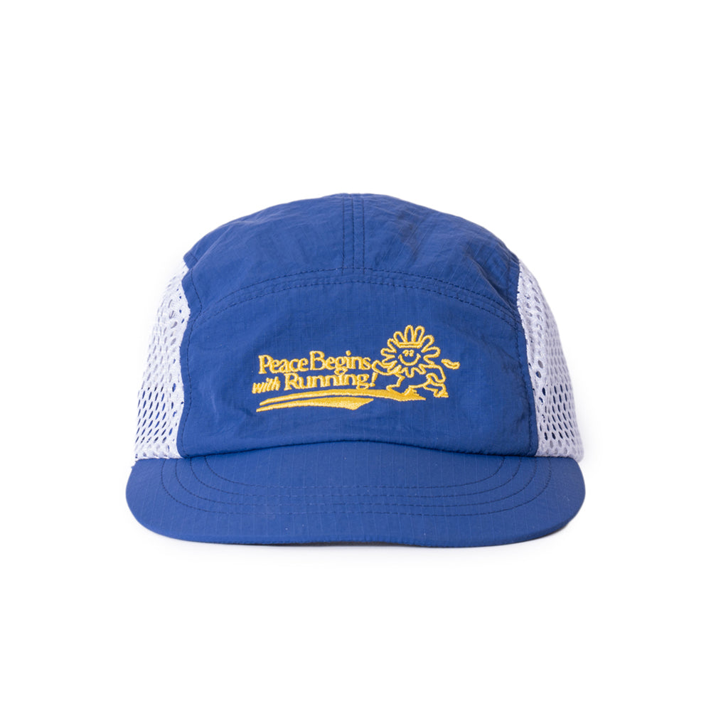 PEACE RUNNERS CAP (OCEAN BLUE) / ピースランナーズキャップ (オーシャンブルー)