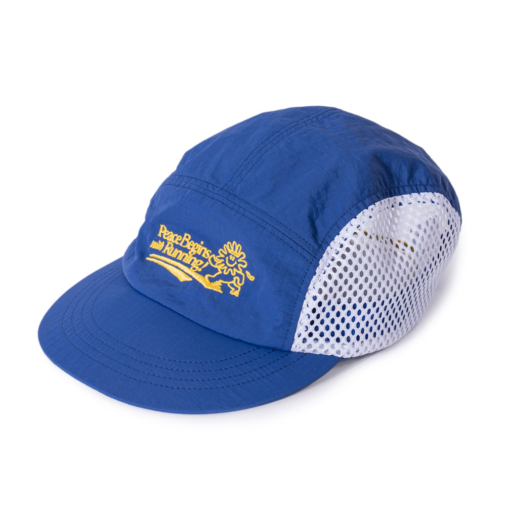 PEACE RUNNERS CAP (OCEAN BLUE) / ピースランナーズキャップ (オーシャンブルー)
