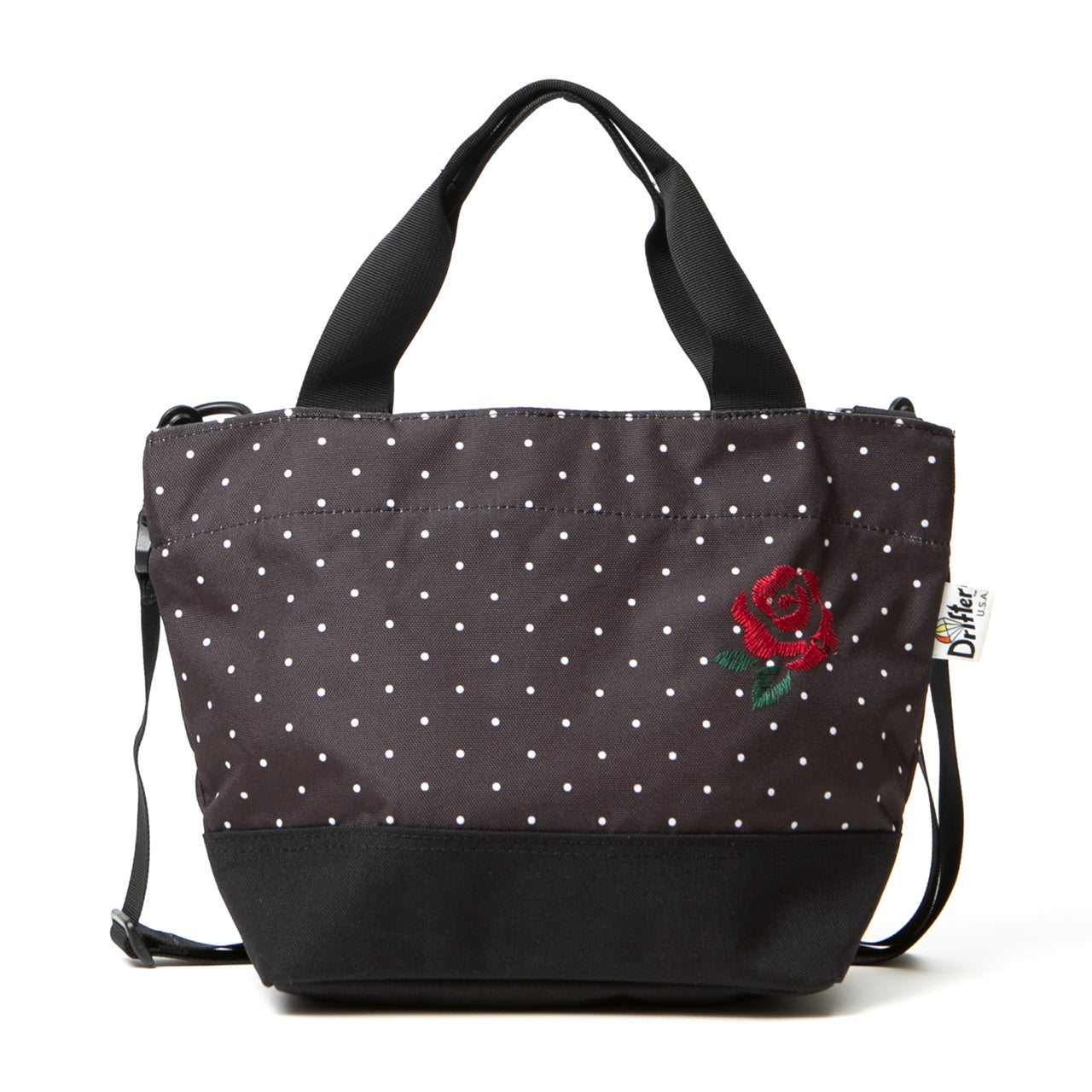 SAMPLE-DAILY TOTE DOTS x BLACK (ROSE)