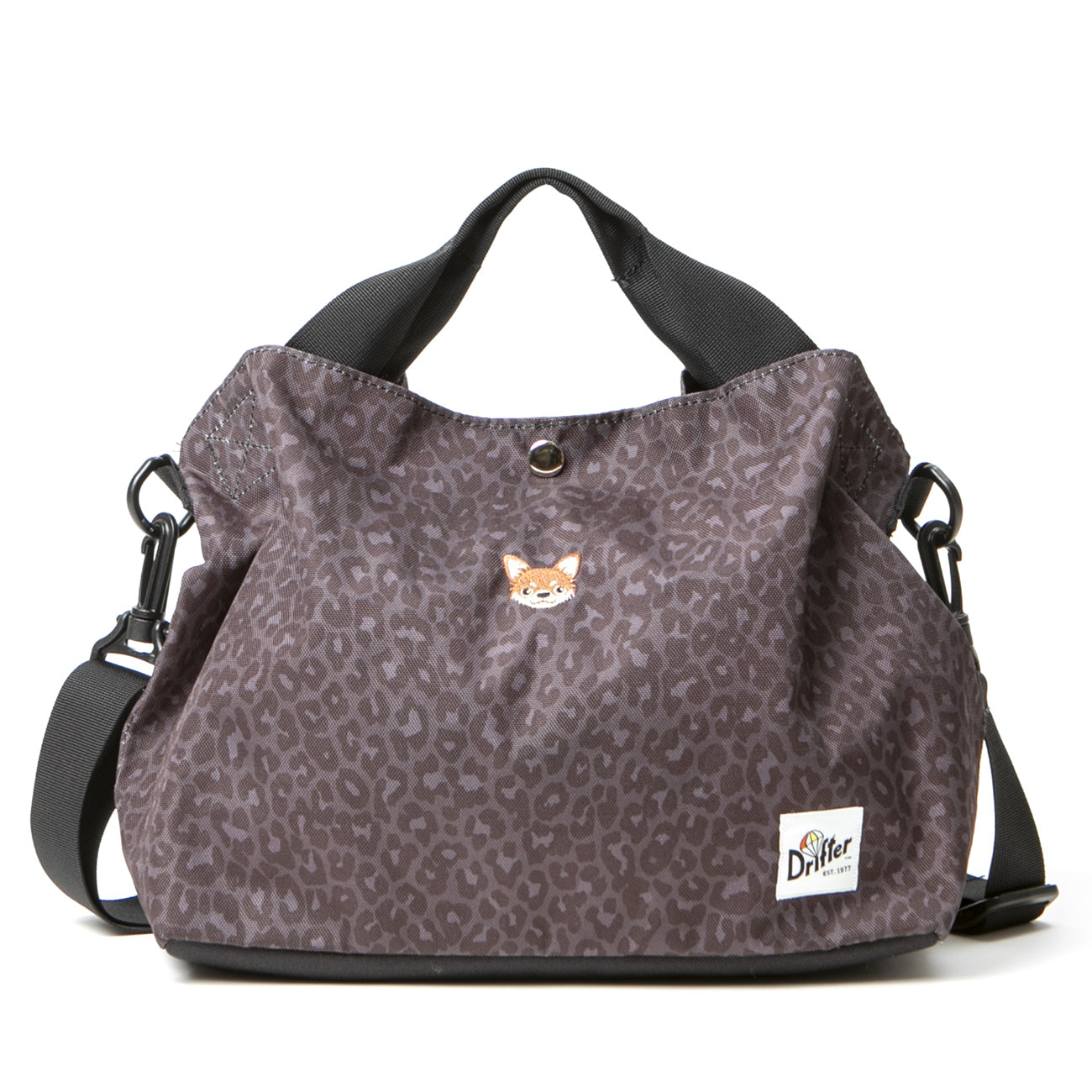 SAMPLE-CARRY ALL BAG BLACK LEOPARD (CHIHUAHUA)