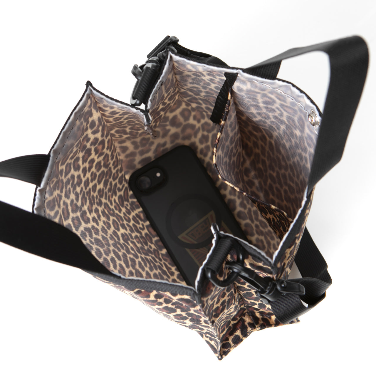 SAMPLE-PAPER BAG TOTE S+ LEOPARD
