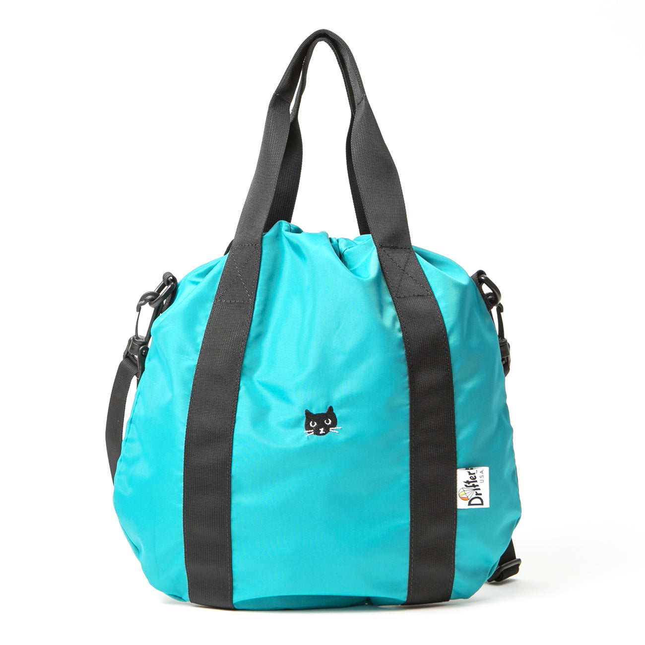 SAMPLE-LUNE TOTE PEACOCK (BLACK CAT)