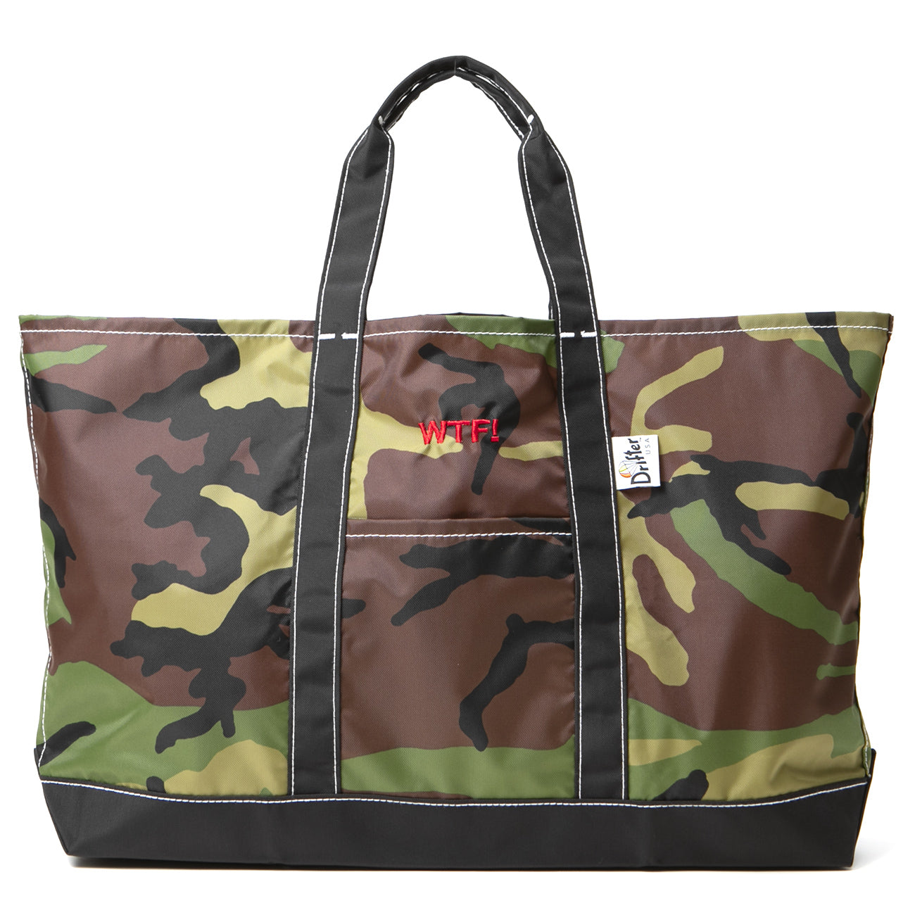 SAMPLE-BUCKEYE TOTE WOODLAND CAMO x BLACK (WTF!)