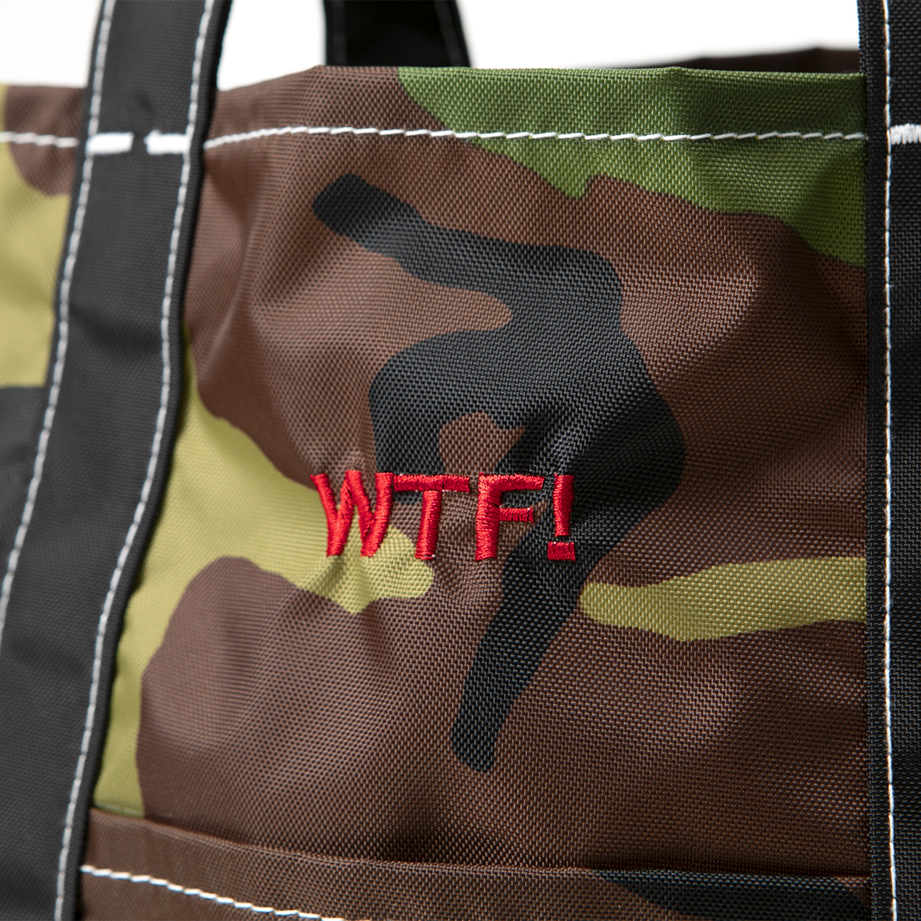 SAMPLE-BUCKEYE TOTE WOODLAND CAMO x BLACK (WTF!)
