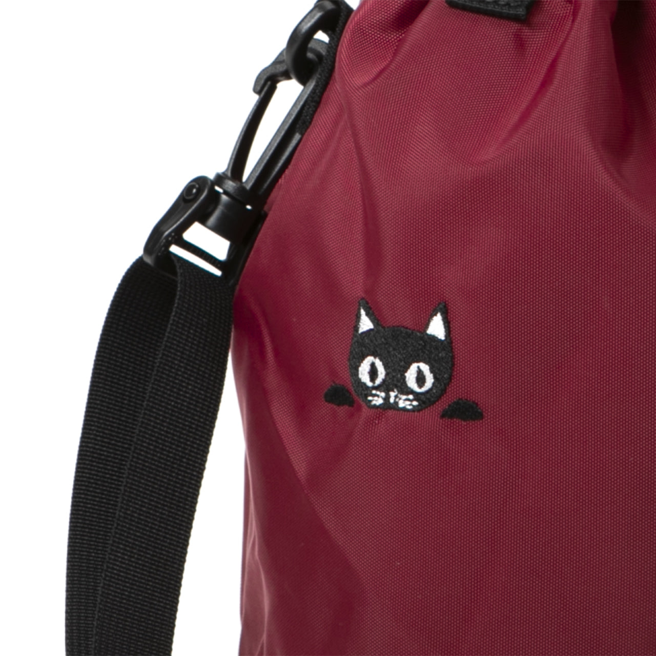 SAMPLE-DRAWSTRING POUCH BURGUNDY (CAT)