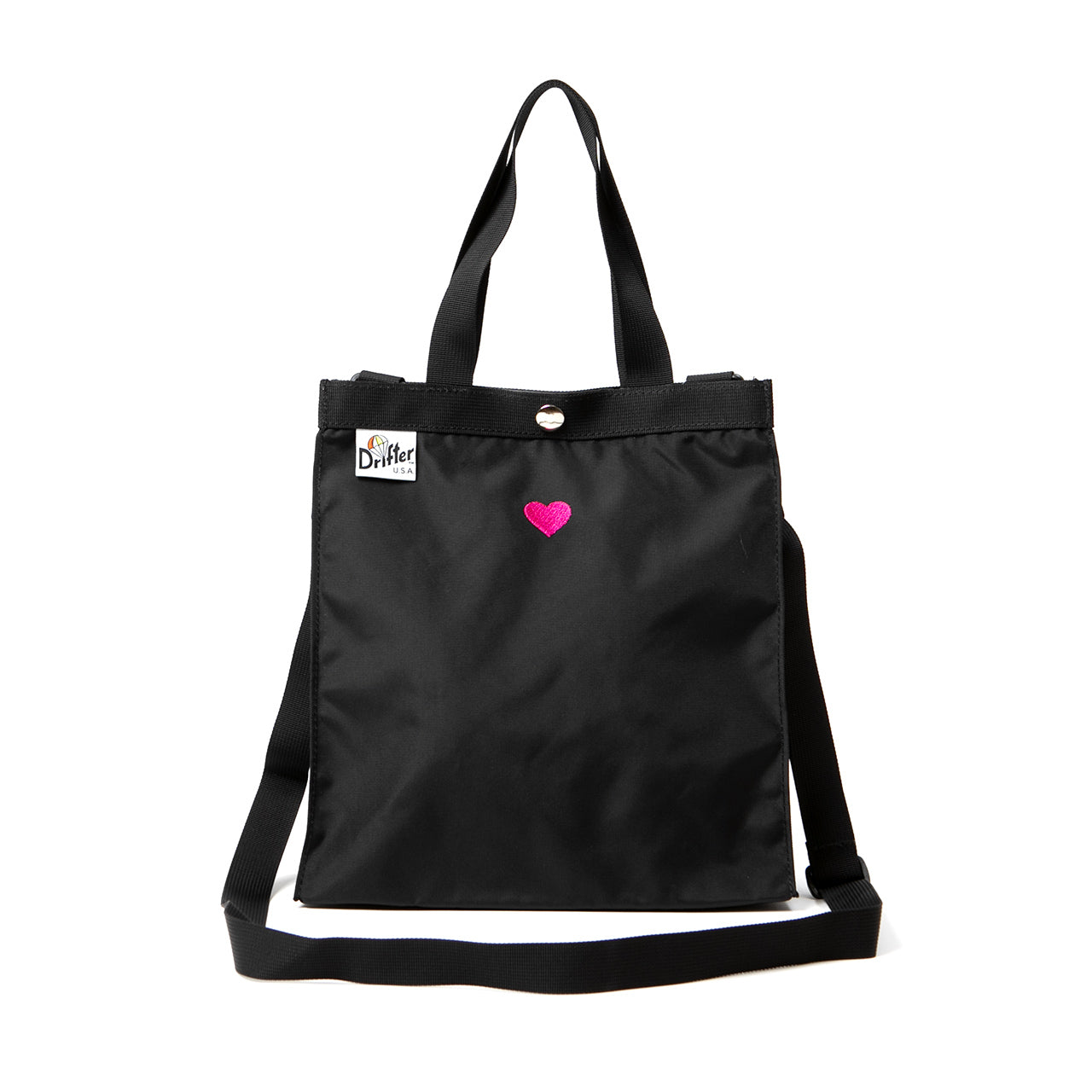 SAMPLE-PAPER BAG TOTE S + BLACK (HEART)