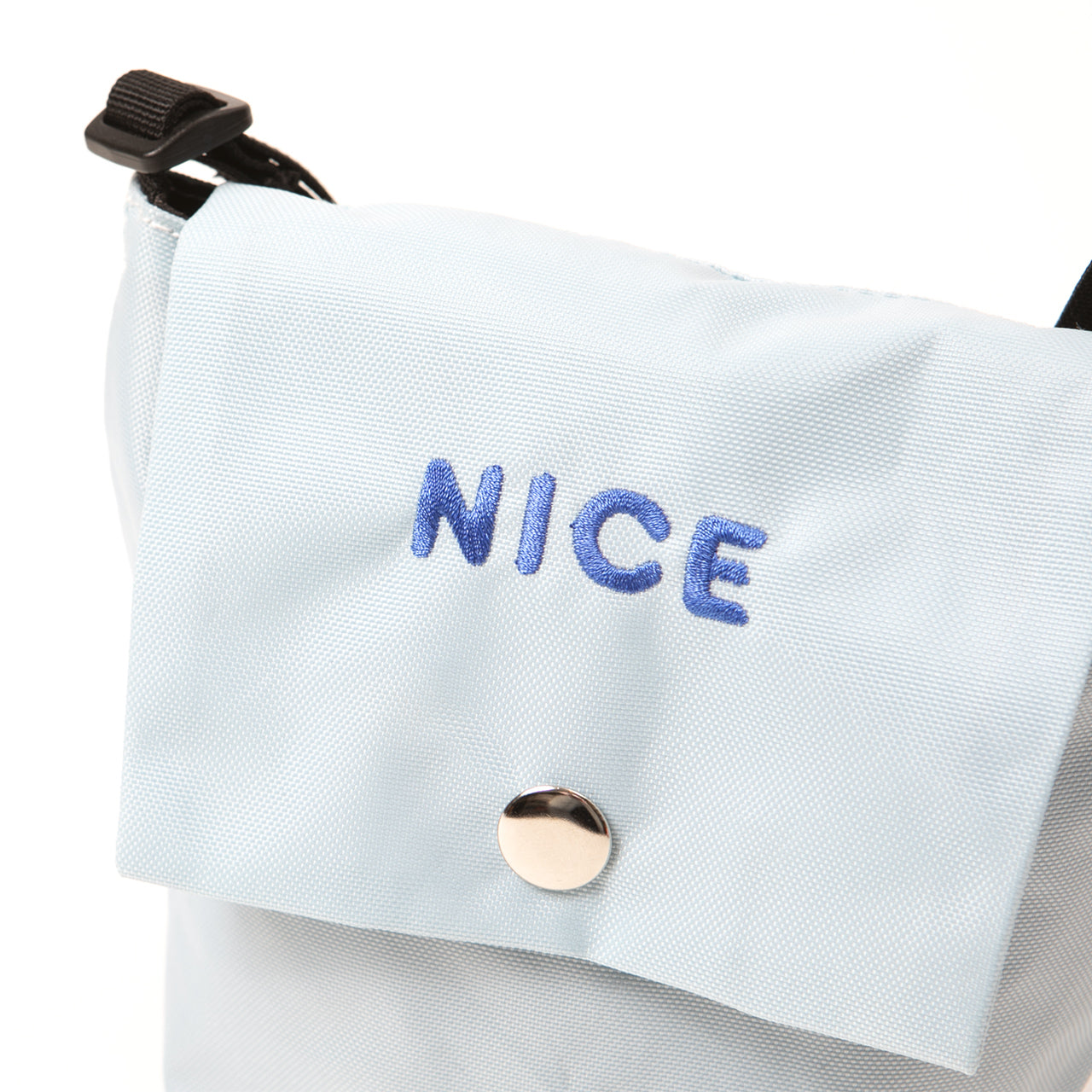 SAMPLE-FLAP POUCH PASTEL BLUE (NICE)