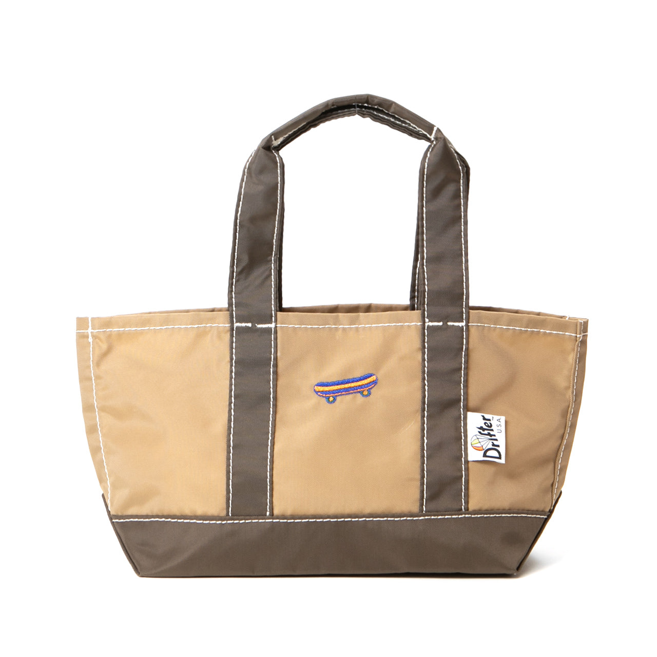 SAMPLE-BUCKEYE MINI TOTE TAN x COFFEE (SKATEBOARD)