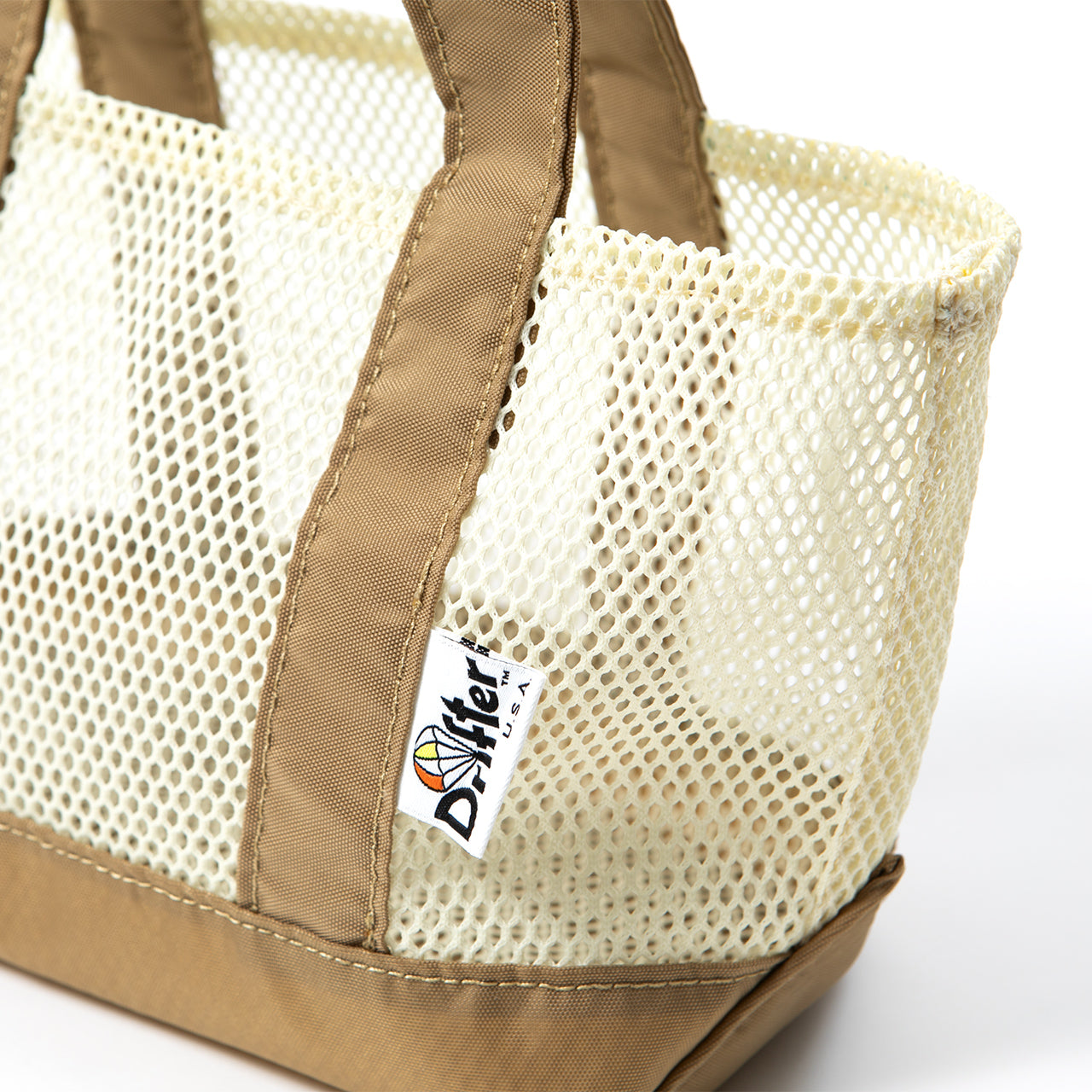 SAMPLE-BUCKEYE MINI TOTE IVORY MESH