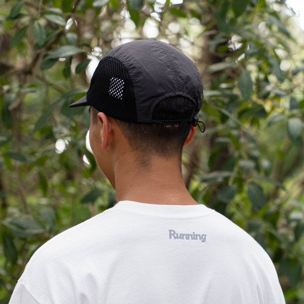 PEACE RUNNERS CAP (BLACK) / ピースランナーズキャップ (ブラック)