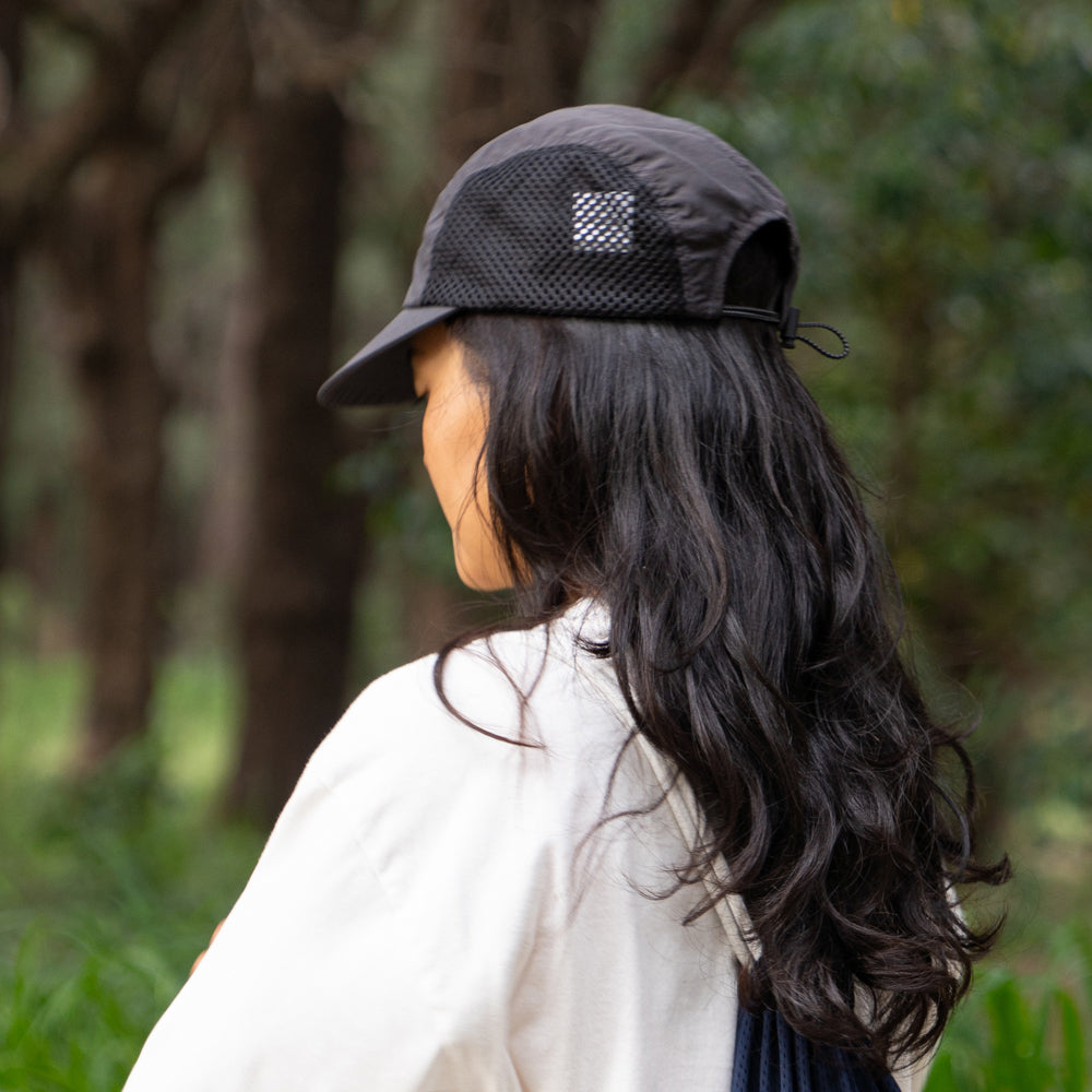 PEACE RUNNERS CAP (BLACK) / ピースランナーズキャップ (ブラック)