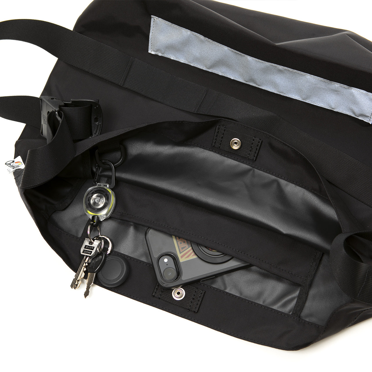 PLAIN SHOULDER BAG【REFLECTOR】 / プレーンショルダーバッグ