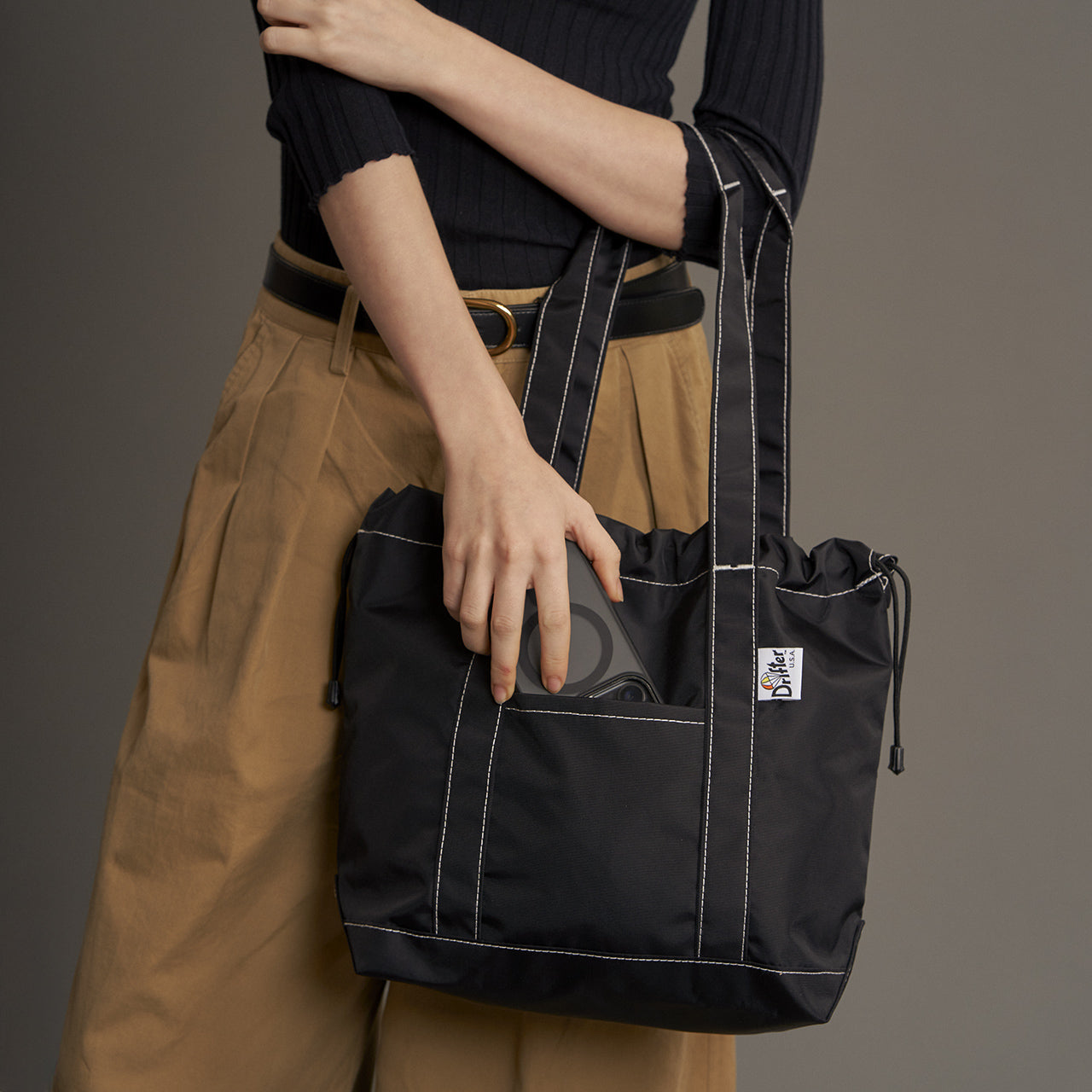 BUCKEYE DRAWSTRING TOTE M / バックアイドローストリングトート エム