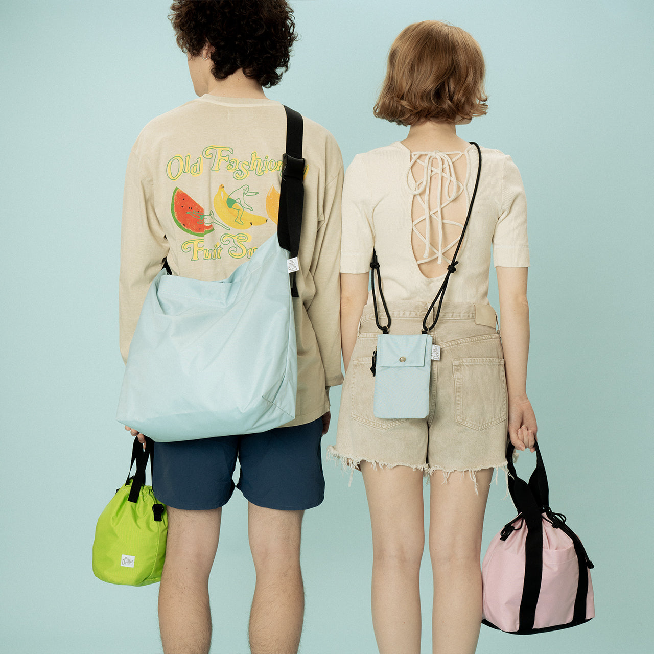 HANDLE BUCKET TOTE PASTEL / ハンドルバケットトート パステル