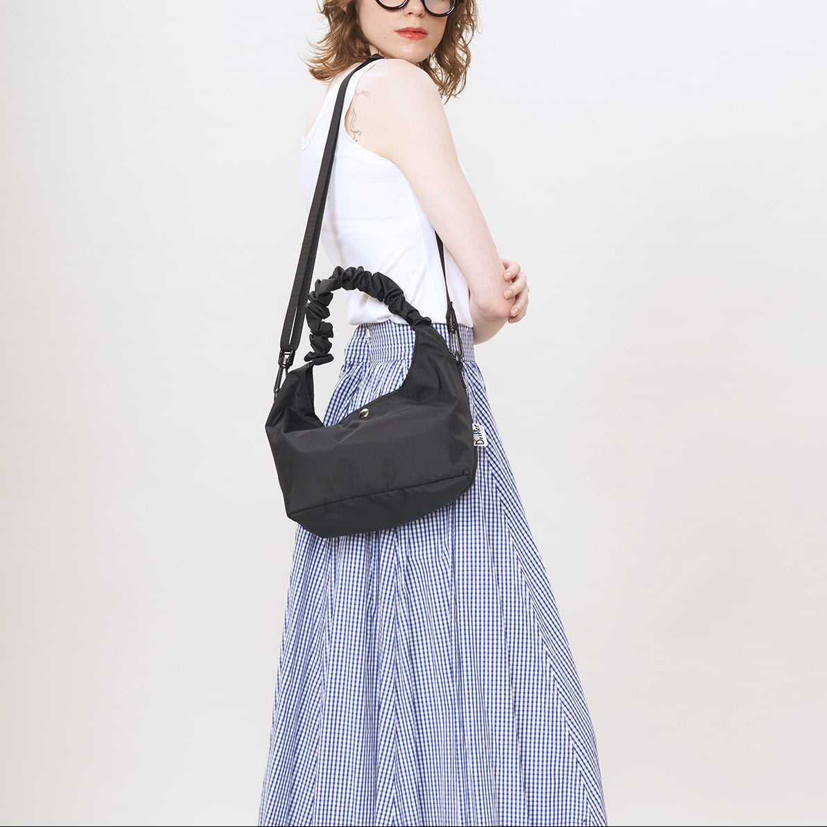 ギャザーハンドルバッグ 巾着 ドリフター drifter