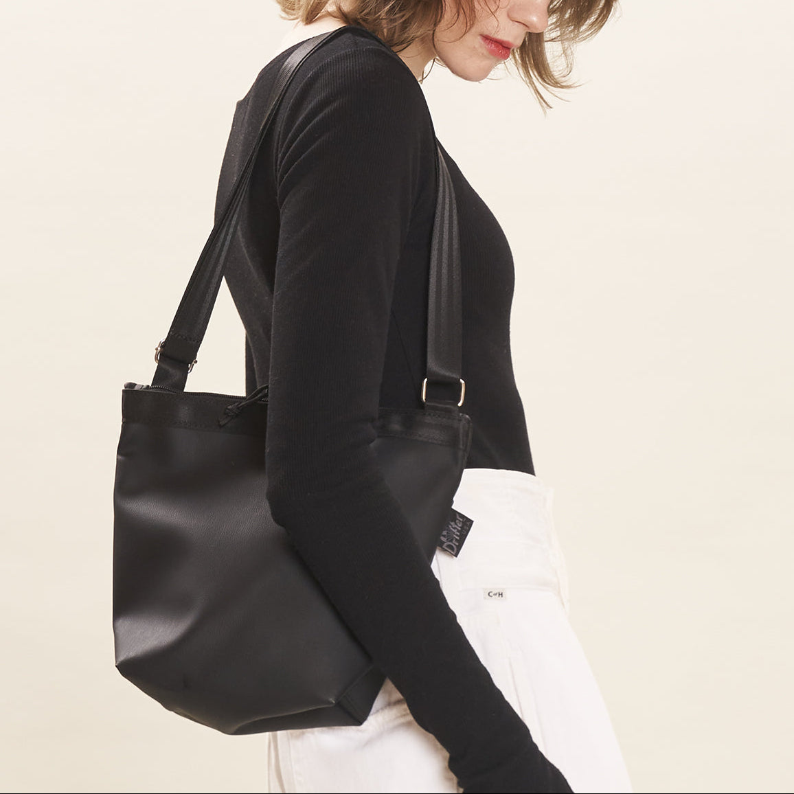 ジップトップショルダー フェイクレザー ドリフター drifter