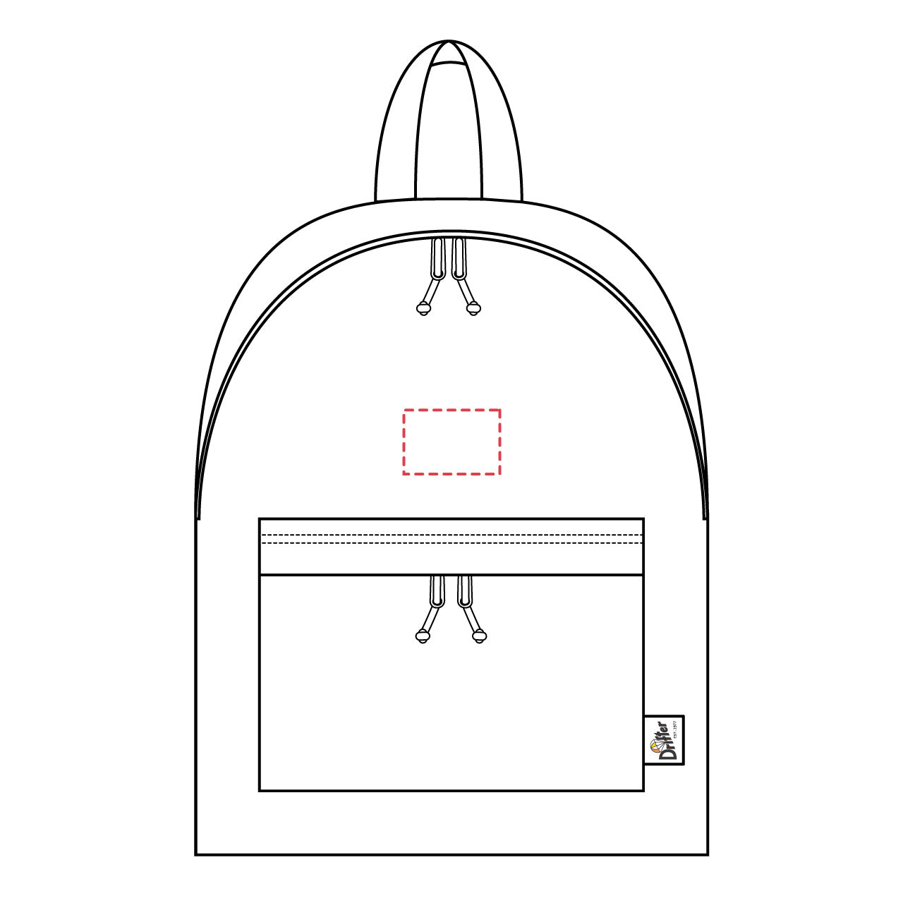 EMBROIDERY ICON [FLAMINGO] / 刺繍アイコン [フラミンゴ] | Drifter