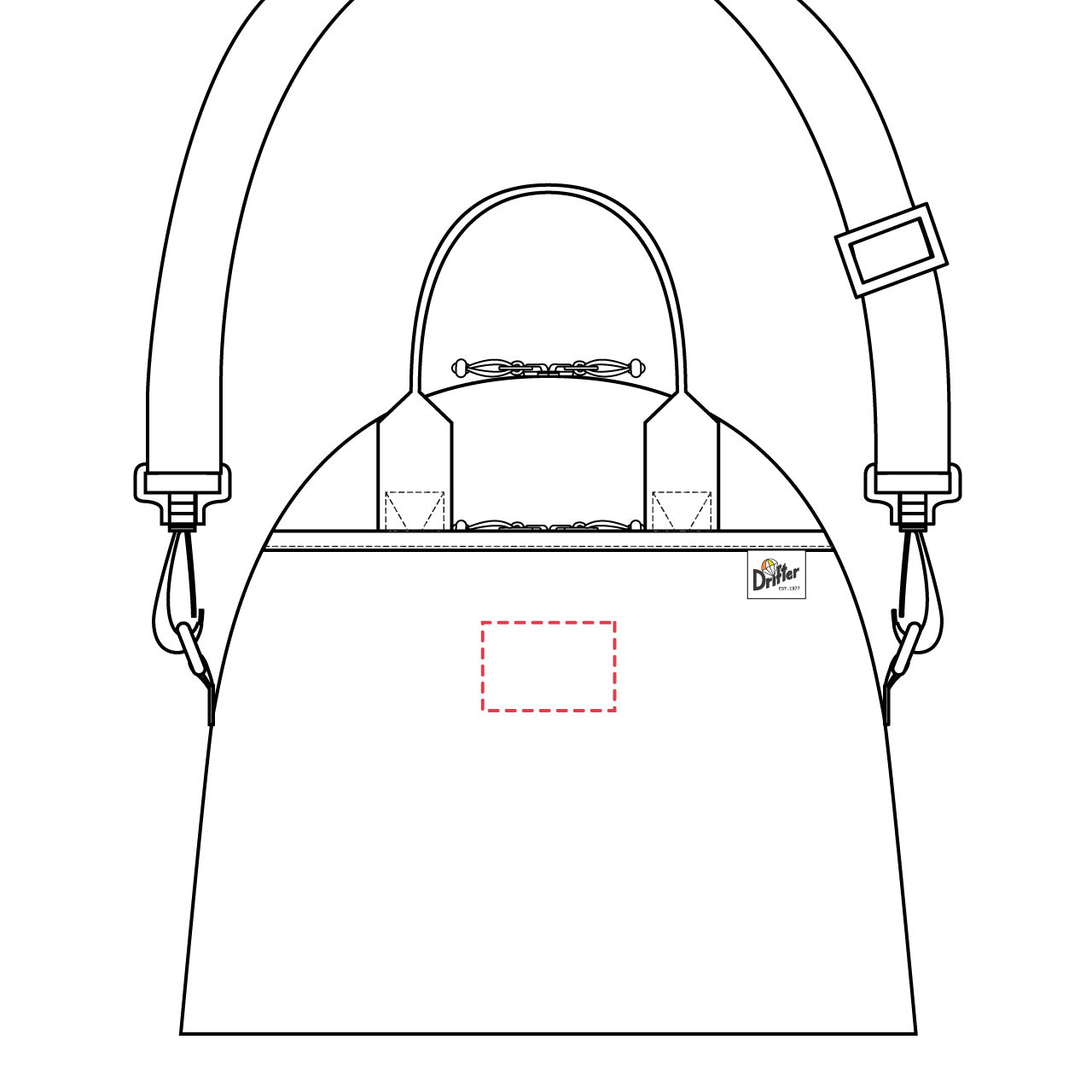 イニシャル 刺繍 刺しゅう ドリフター drifter