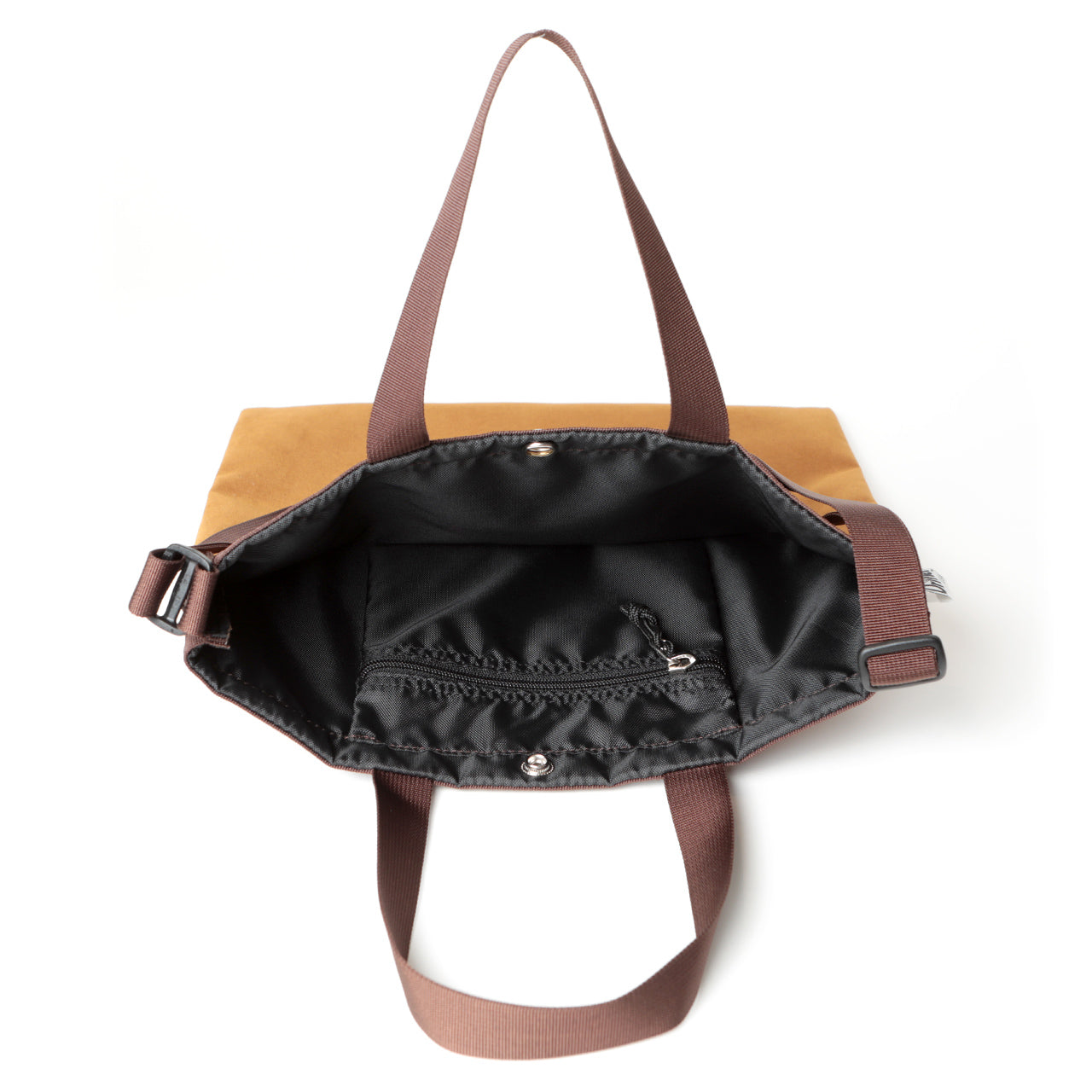 SAMPLE-ELEMENTARY TOTE BROWN SUEDE (THANK YOU)